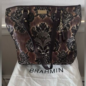 Brahmin Handbag-Brown
